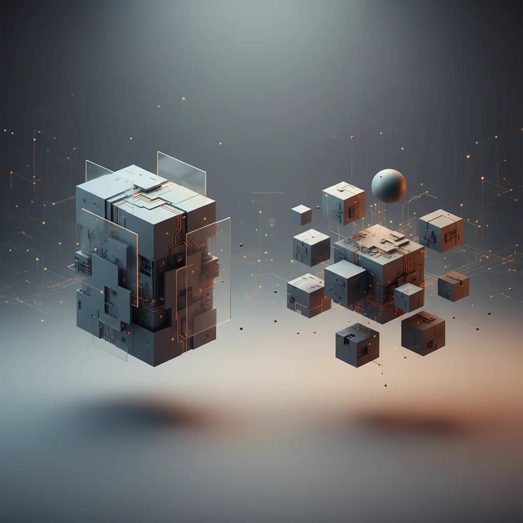 Featured image for Monolithic vs Microservices Architecture